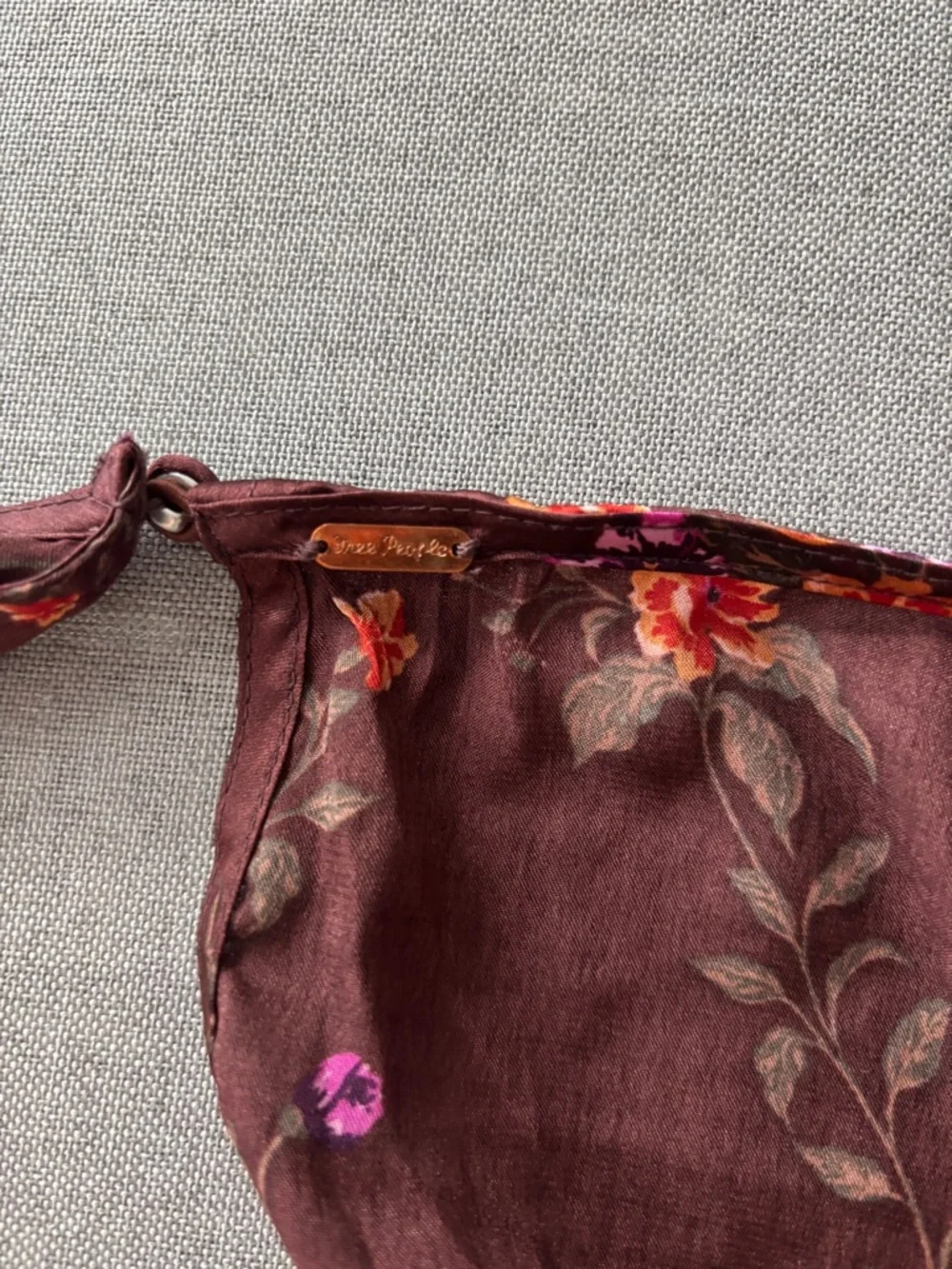 FREE PEOPLE Butterfly Babe Maxi Dress in Brown Floral - Picture 7 of 7